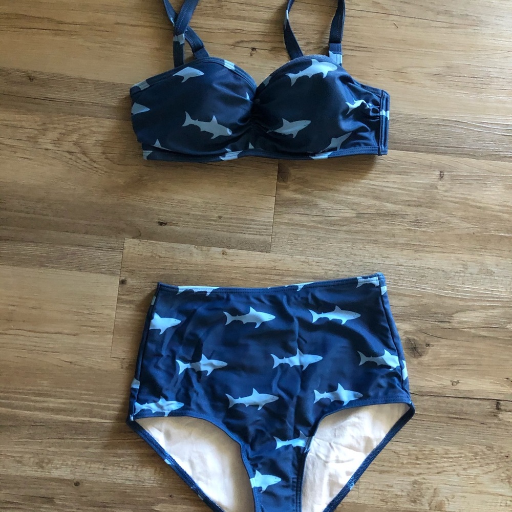BRAND NEW! Modcloth Shark Bikini